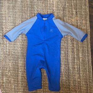 Sun suit/ Swim suit zippered
